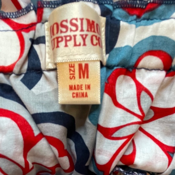 MOSSIMO SUPPLY CO Sweet Smocked Plumeria Paisley Sundress Tank Dress July 4th M - Picture 9 of 10